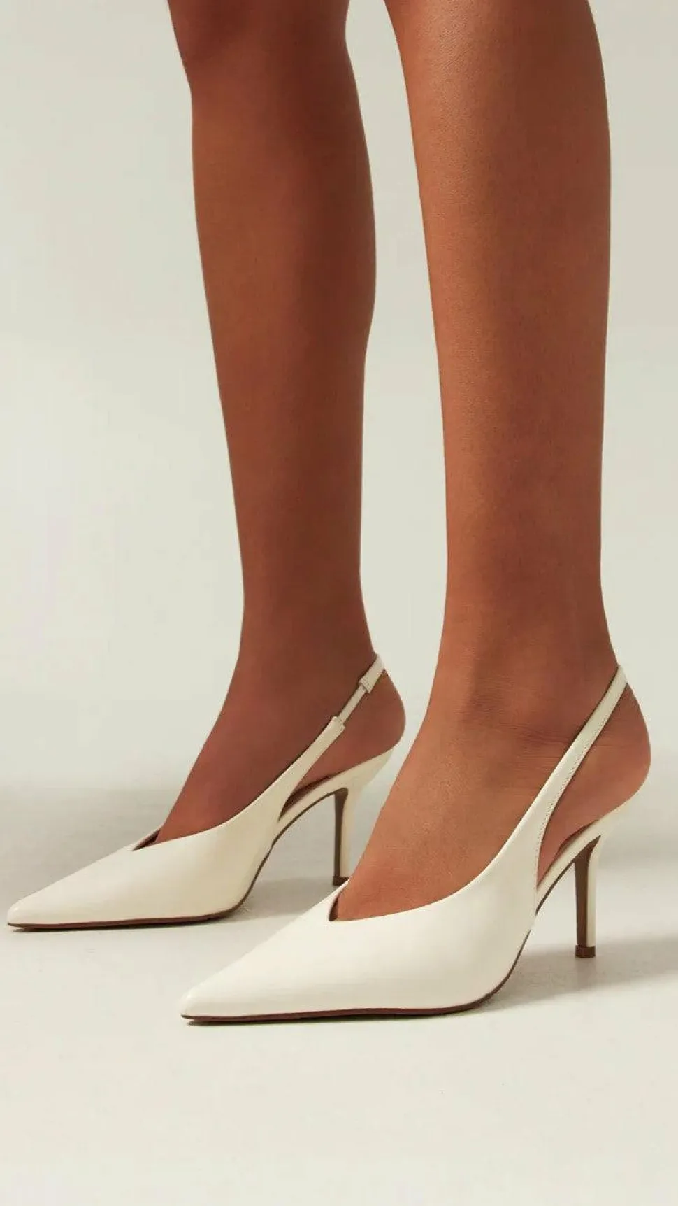 Kendra Heel - White Shine