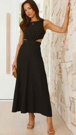 Kimberley Maxi Dress - Black