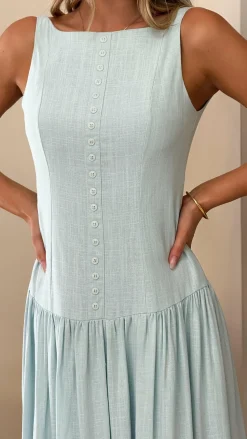 Kora Maxi Dress - Blue