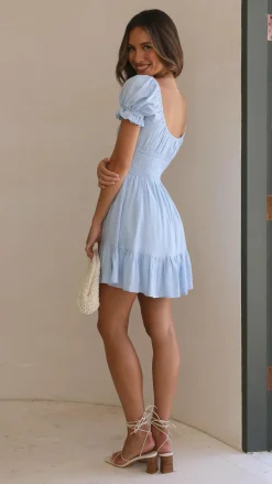 Kori Mini Dress - Blue