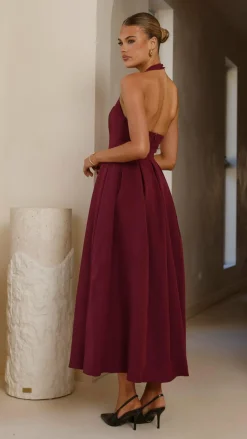 Kristen Maxi Dress - Wine