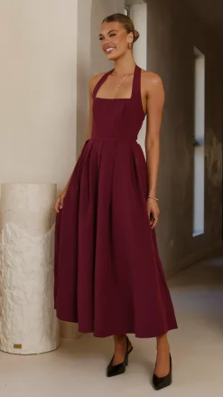 Kristen Maxi Dress - Wine