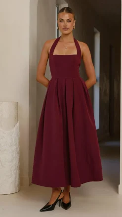 Kristen Maxi Dress - Wine