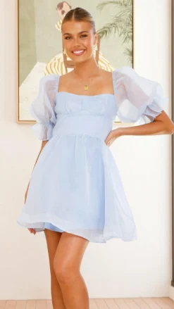 Lakeithia Mini Dress - Blue