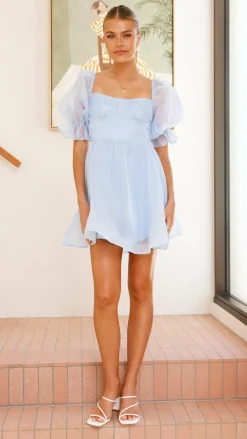 Lakeithia Mini Dress - Blue