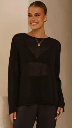 Lakoa Knit Top - Black