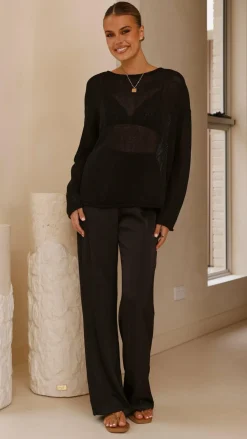 Lakoa Knit Top - Black