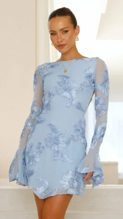 Lanesia Mini Dress - Blue