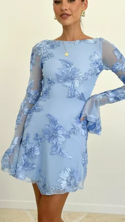 Lanesia Mini Dress - Blue