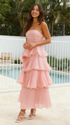 Lanica Maxi Dress - Pink