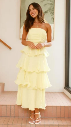 Lanica Maxi Dress - Yellow