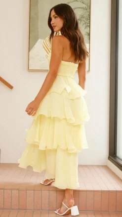 Lanica Maxi Dress - Yellow