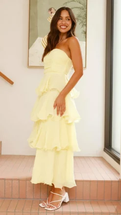 Lanica Maxi Dress - Yellow