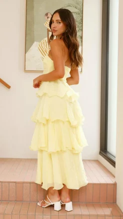 Lanica Maxi Dress - Yellow