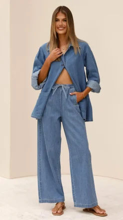 Laura Denim Jacket - Mid Wash