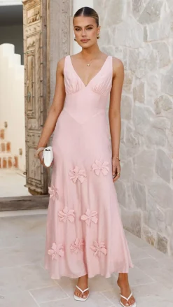 Lavara Maxi Dress - Pink