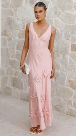 Lavara Maxi Dress - Pink