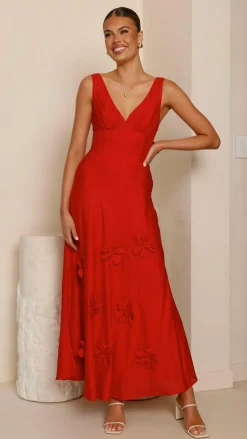 Lavara Maxi Dress - Red