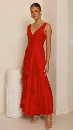 Lavara Maxi Dress - Red