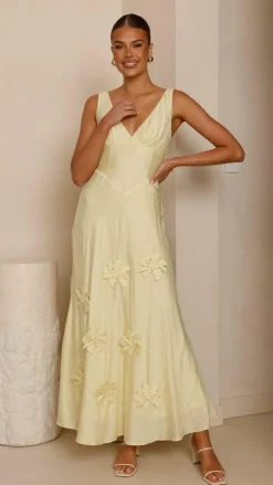 Lavara Maxi Dress - Yellow