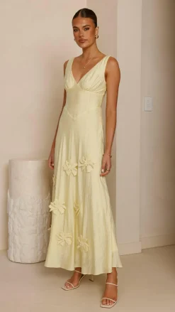 Lavara Maxi Dress - Yellow