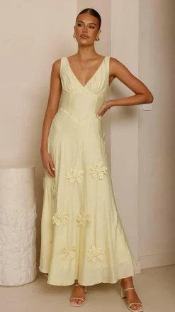 Lavara Maxi Dress - Yellow
