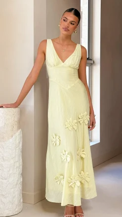 Lavara Maxi Dress - Yellow