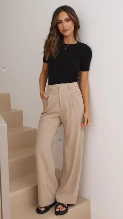 Laylin Ribbed Top - Black