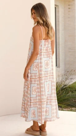 Leeta Maxi Dress - Flores Print