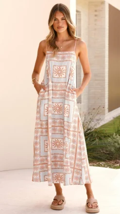 Leeta Maxi Dress - Flores Print