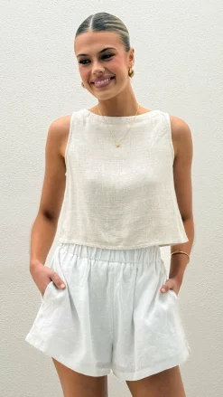 Leila Shorts - White