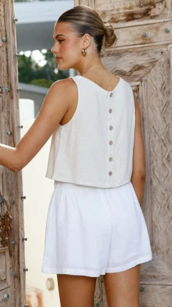 Leila Shorts - White