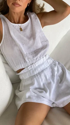 Leila Shorts - White