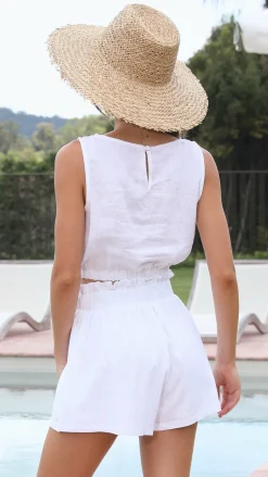 Leila Shorts - White