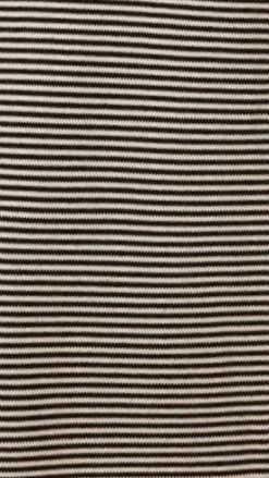 Leilah Maxi Dress - Black Stripe