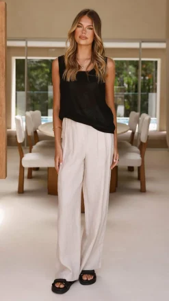 Lenny Knit Top - Black