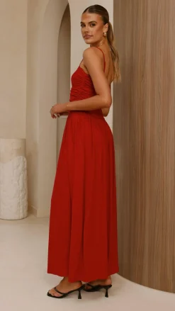 Libertine Maxi Dress - Cherry