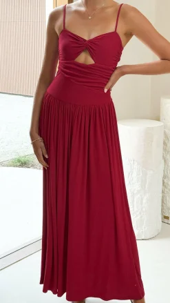 Libertine Maxi Dress - Cherry