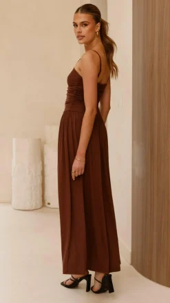 Libertine Maxi Dress - Chocolate