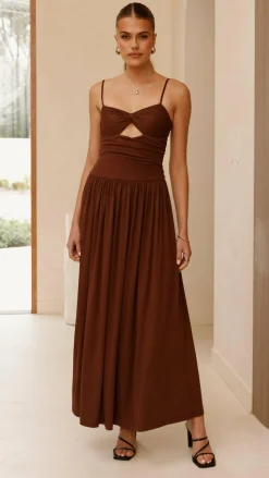 Libertine Maxi Dress - Chocolate