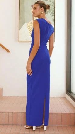 Lilah Maxi Dress - Cobalt Blue