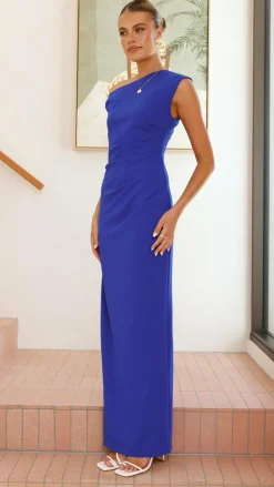 Lilah Maxi Dress - Cobalt Blue