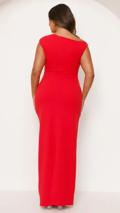 Lilah Maxi Dress - Red