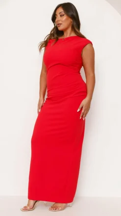 Lilah Maxi Dress - Red