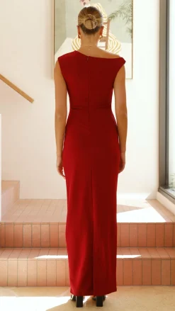 Lilah Maxi Dress - Wine