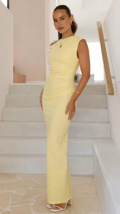 Lilah Maxi Dress - Yellow