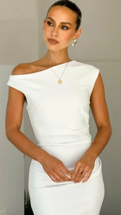 Lilah Midi Dress - White