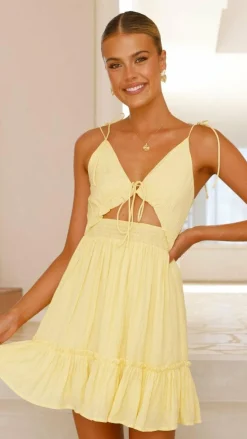 Lille Mini Dress - Yellow