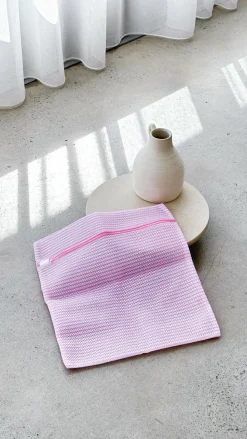 Lingerie Wash Bag - Pink/White