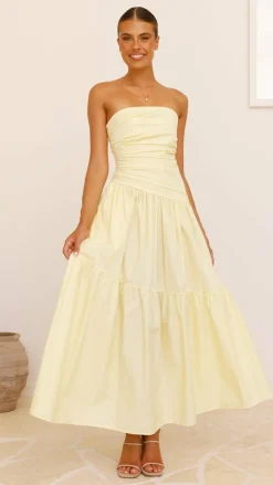 Lola Maxi Dress - Yellow